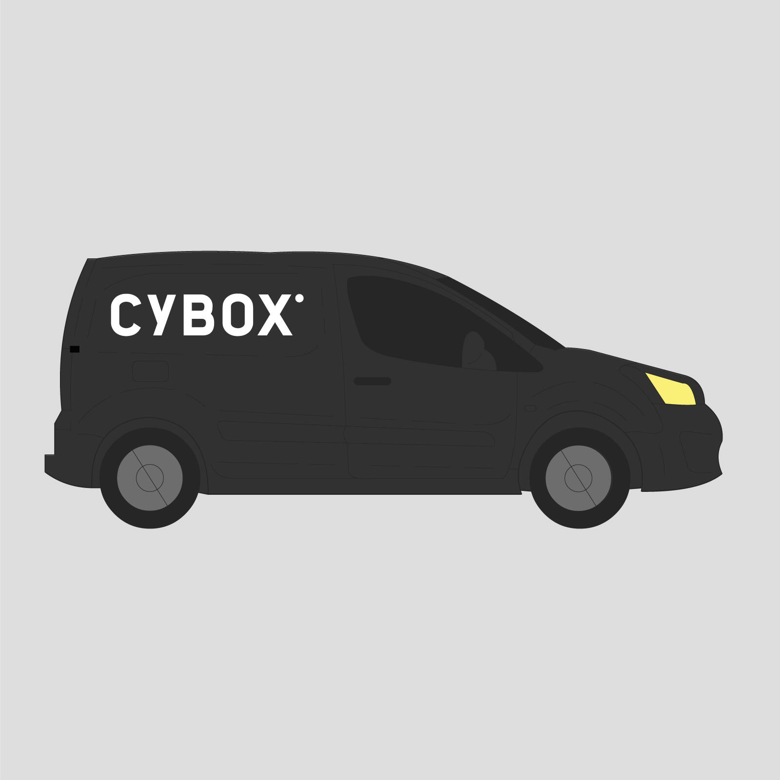 Huisstijl voor en door Cybox