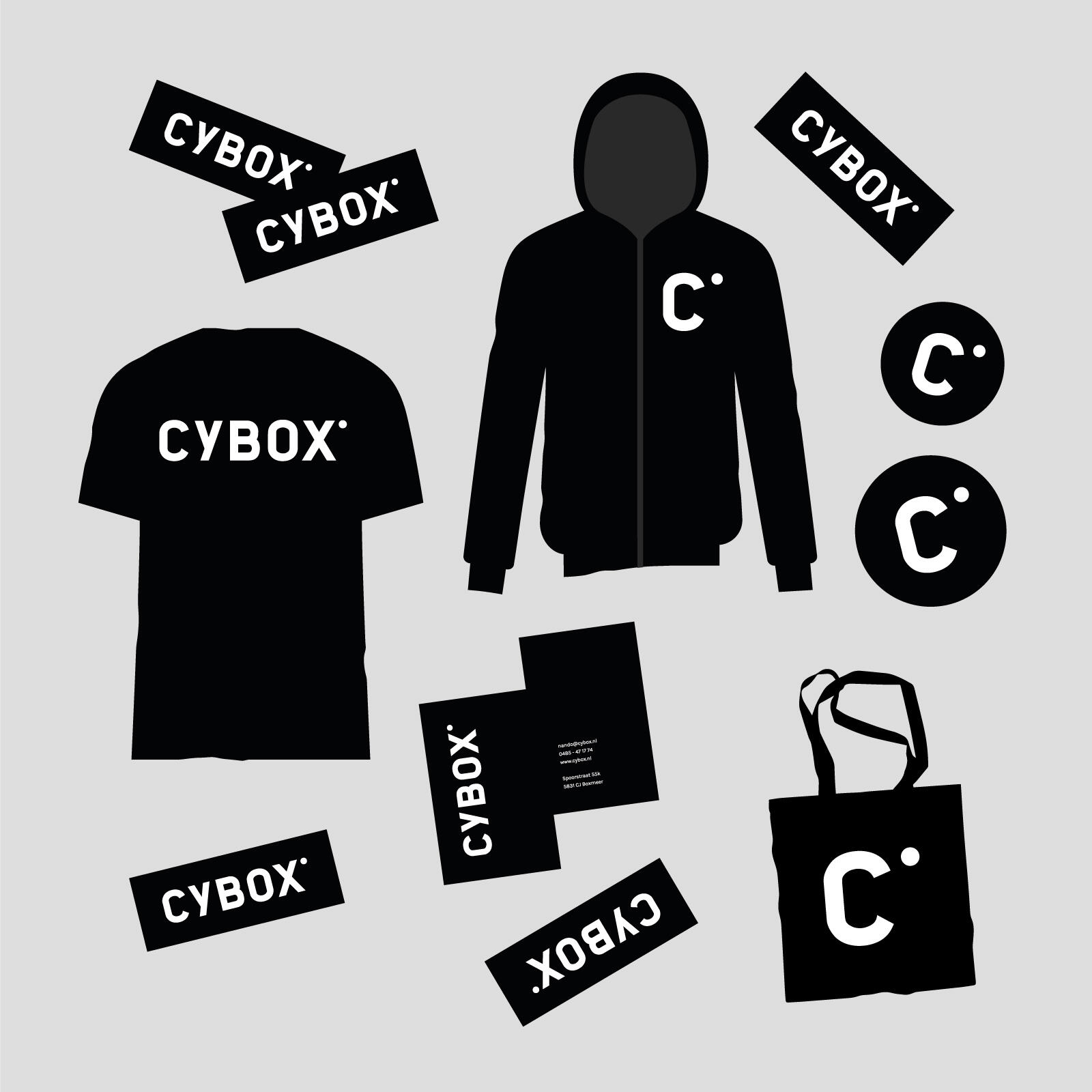 Huisstijl voor en door Cybox