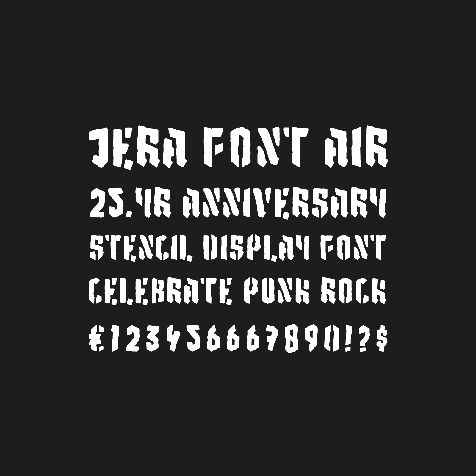 Custom party font (2017)